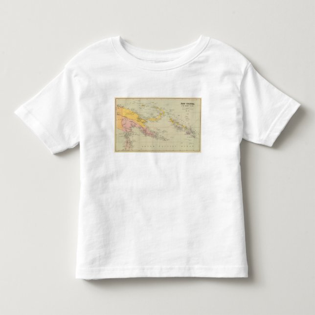 T-shirts Nova Guiné e Solomon Island (Frente)