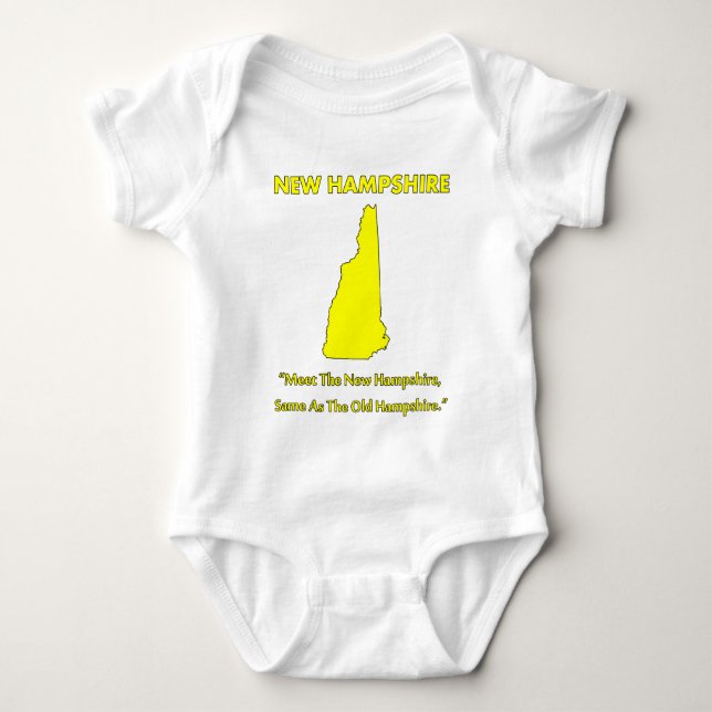 T-shirts Nova Hampshire - Conheça a Nova Hampshire... (Frente)
