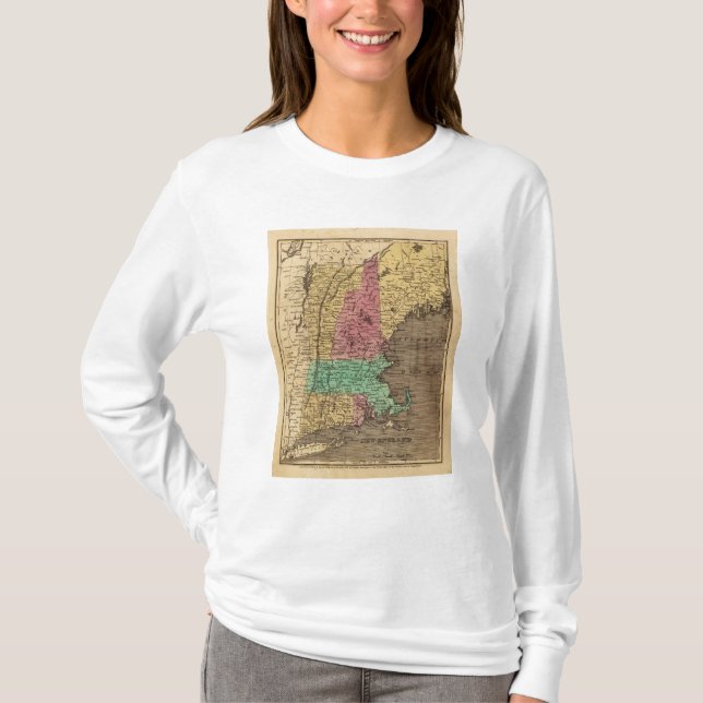 T-shirts Nova Inglaterra 4 (Frente)