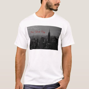 T-shirts Nova Iorque branco preto
