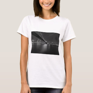 T-shirts Nova Iorque Branco preto - Skyline