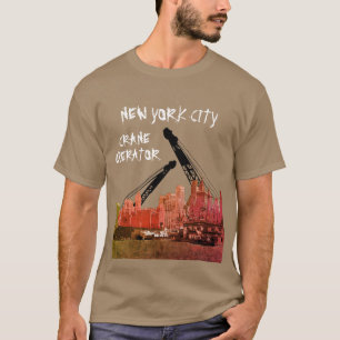 T-shirts Nova Iorque Crane Operador Skyline 1930