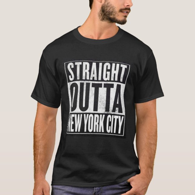 T-shirts NOVA IORQUE fora do hetero (Frente)