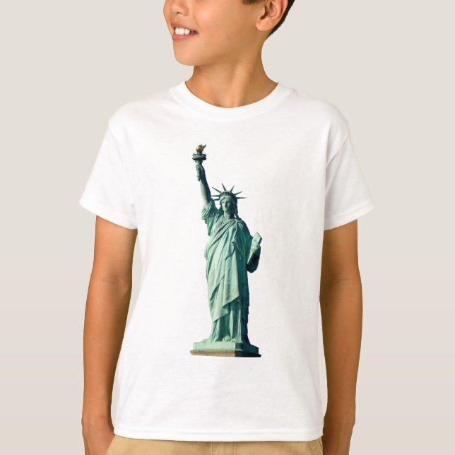 T-shirts Nova Iorque NYC da estátua da liberdade (Frente)