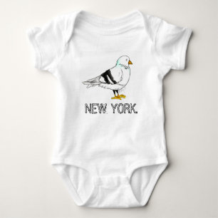 T-shirts Nova Iorque NYC Pigeon Bird