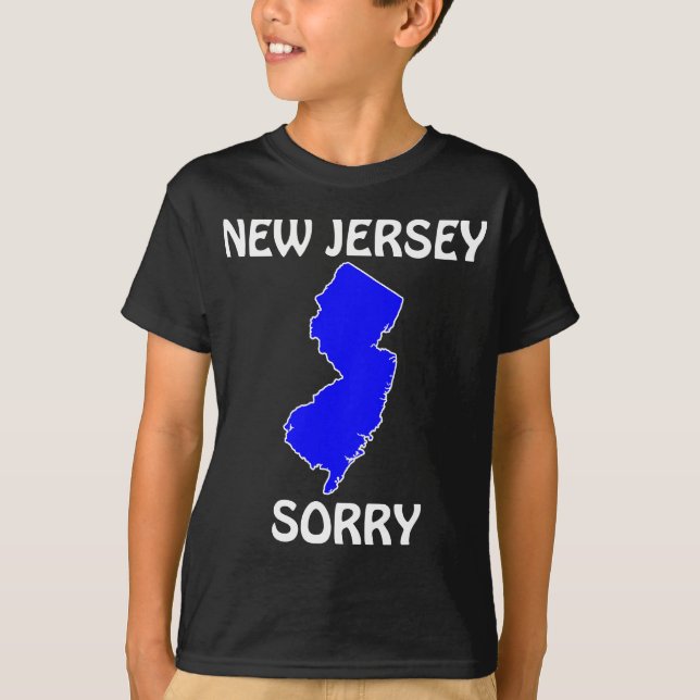 T-shirts Nova Jersey - Desculpe (Frente)