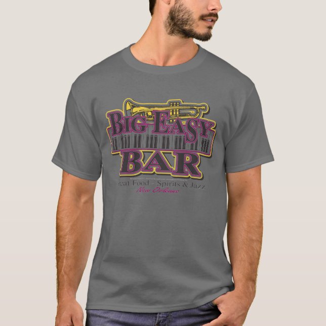 T-shirts Nova Orleans The Big Easy (Frente)