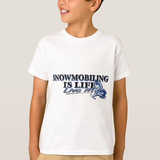 T-SHIRTS NOVA SNOWMOBILING-IS-LIFE-2C (Frente)