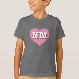 T-shirts Novo Coração Rosa do México - Grande Amor