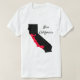 T-shirts Novo diafragma da Califórnia (Frente do Design)
