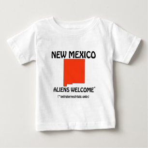 T-shirts Novo México - Alienígenas Bem-Vindos