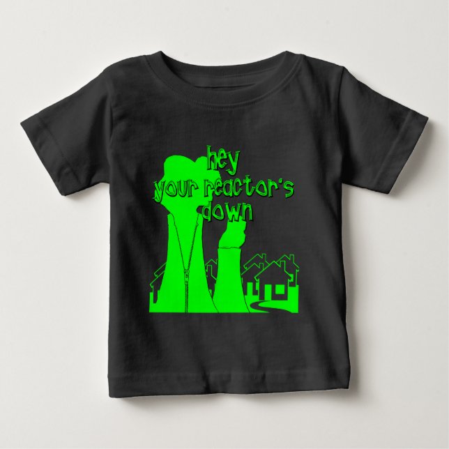 T-shirts Nuclear Engraçado (Frente)