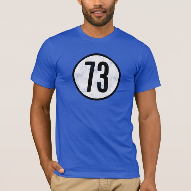 T-shirts Número 73 (Frente)