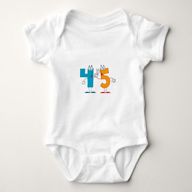 T-shirts Número Feliz 45 (Frente)