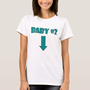 T-shirts NÚMERO TWO.png do BEBÊ
