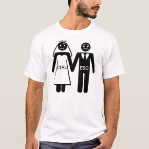 T-shirts Números humorísticos da Noiva Groom
