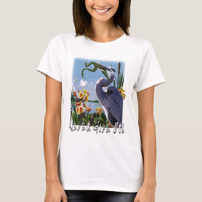 T-shirts Nunca dê acima! (Frente)