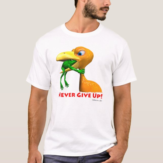 T-shirts Nunca dê acima! (Frente)