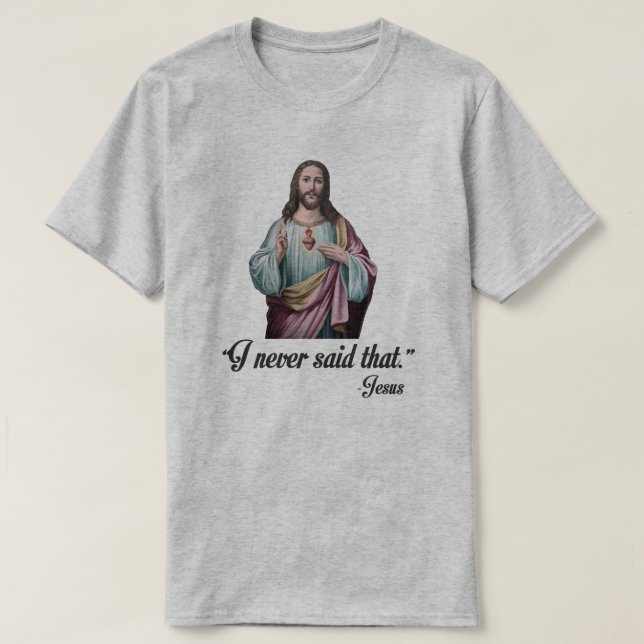 T-SHIRTS "NUNCA DISSE ISSO." (Frente do Design)