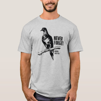T-shirts Nunca esqueça o pombo de passageiro Martha