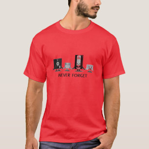 T-shirts Nunca esqueça (o vermelho)