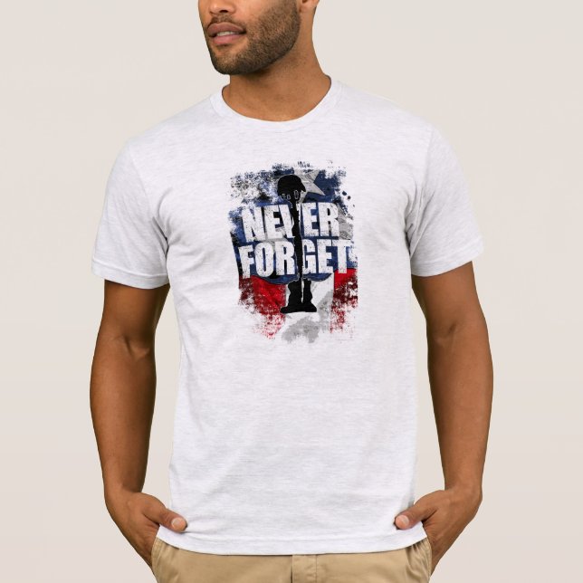 T-shirts Nunca Esquecer (Dia do Memorial) (Frente)