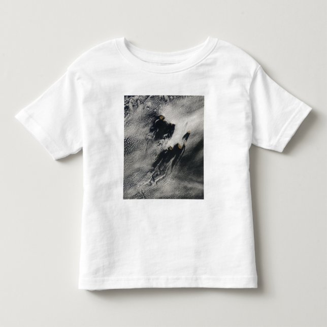 T-shirts Nuvens de ondas em forma de navio e vórtices de nu (Frente)