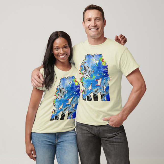 T-shirts Nuvens Leves - Azul (Unissex)