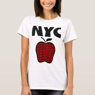T-shirts NYC - Apple grande com todas as 5 cidades