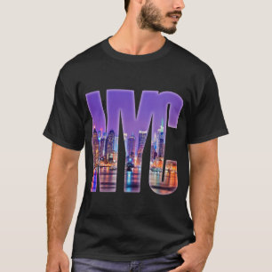 T-shirts NYC Skyline (Claro)