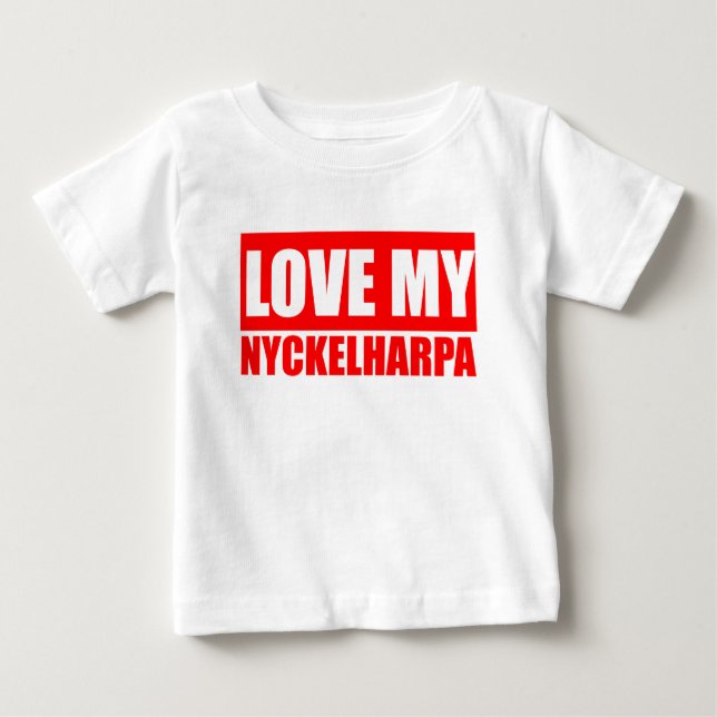 T-shirts Nyckelharpa Engraçada (Frente)