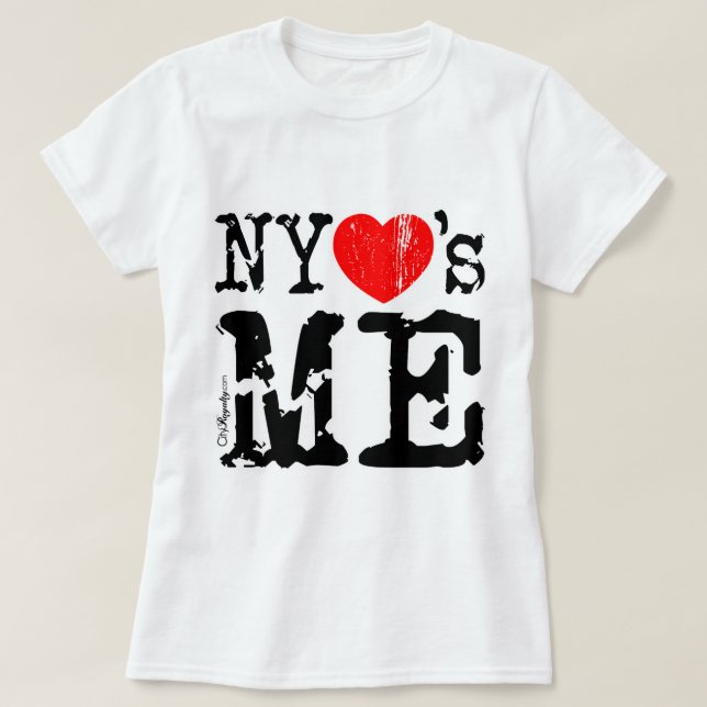 T-shirts NYheartsME 2 (Frente do Design)