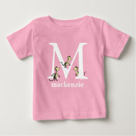 T-shirts O ABC do Dr. Seuss: Letra M - Branco| Adicione Seu