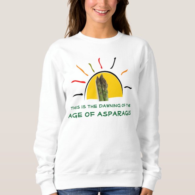 T-shirts "O alvorecer da idade do aspargo " (Frente)
