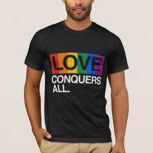 T-SHIRTS O AMOR CONQUISTA TUDO - .PNG