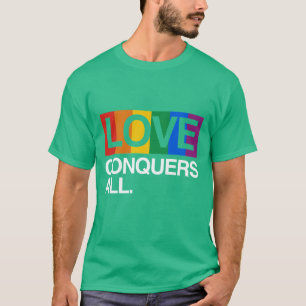 T-SHIRTS O AMOR CONQUISTA TUDO - .PNG