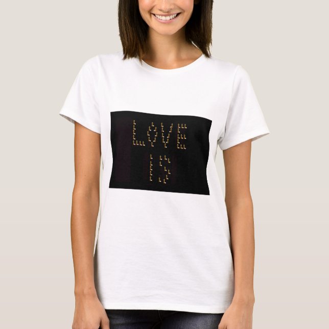 T-shirts O Amor É (Frente)