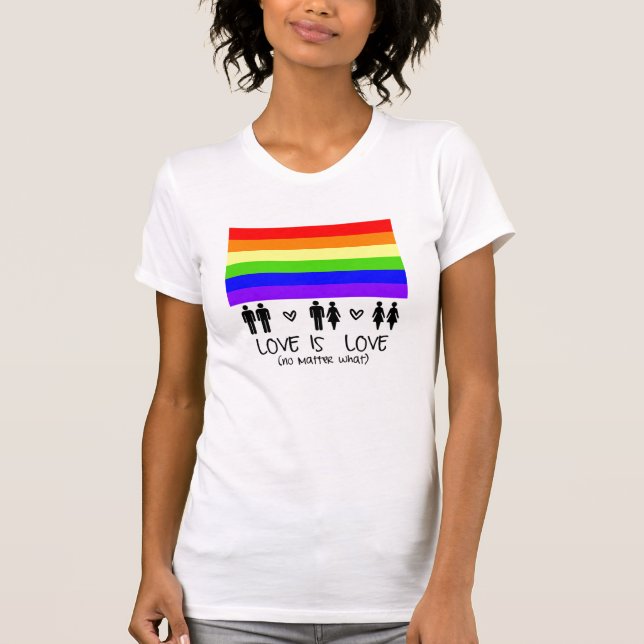 T-shirts O amor é amor (Frente)