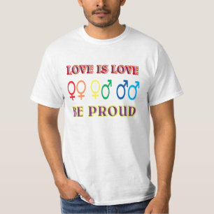 T-shirts O amor é amor, seja orgulhoso