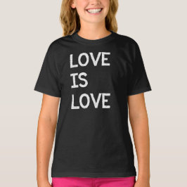 T-shirts O amor é direitos humanos da igualdade do