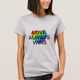 T-shirts O amor é igual comemora a igualdade do casamento