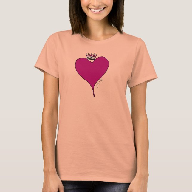 T-shirts O amor é o rei (Frente)