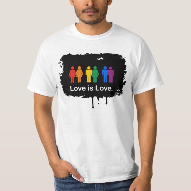 T-SHIRTS O AMOR É PRETO DO AMOR (Frente)