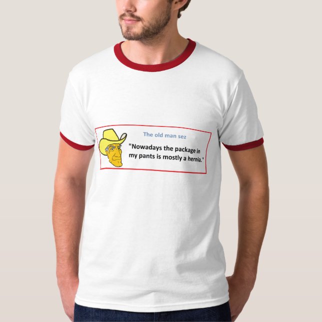 T-SHIRTS O ANCIÃO SEZ… HOJE EM DIA O PACOTE EM… (Frente)