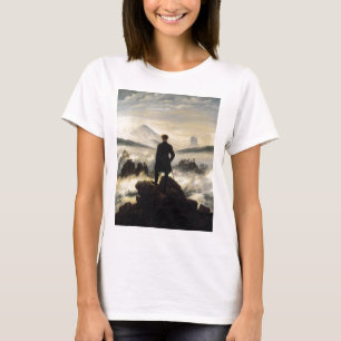 T-shirts O andarilho acima do mar da névoa