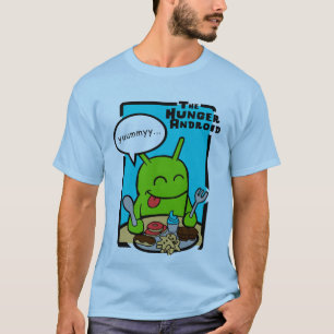 T-shirts O Android da fome