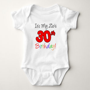 T-shirts O aniversário de 30 anos de Zio
