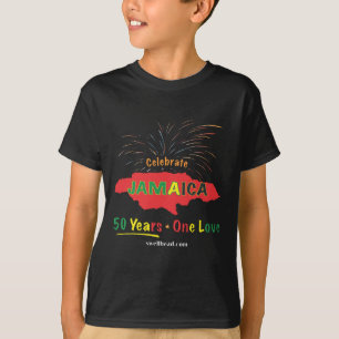 T-shirts O aniversário de Jamaica 50th por