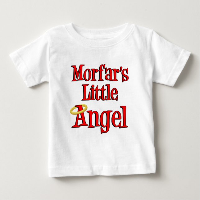 T-shirts O anjo pequeno de Morfar (Frente)