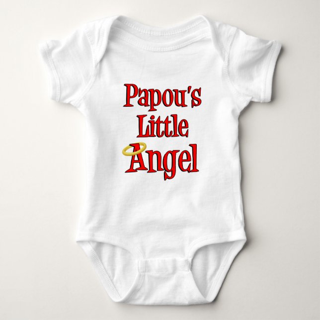T-shirts O Anjo Pequeno de Papou (Frente)